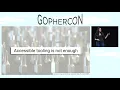GopherCon 2018 Writing Accessible Go - Julia Ferraioli