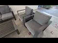 VONZOY Aluminum Patio Furniture Set 6 Piece Metal Outdoor Furniture Set Review