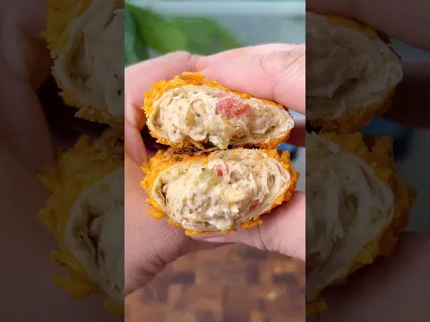 Queso Dorito-Crusted Chicken Taquitos! #shorts