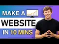 How To Build A Website in 10 Minutes Wordpress Tutorial 2024