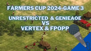 EN Unrestricted GenieAoe vs Vertex Fpopp CASTING Age of Empires Definitive Edition