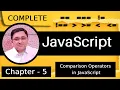 javascript tutorial in hindi - 5 Comparison Operators in JavaScript in Hindi