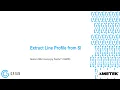 Extract Line Profile From Spectrum Image