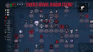 I Gave Isaac EVERY Devil Room Item