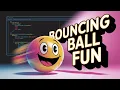 Create a Bouncing Ball Animation with Python Pygame FUN