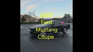 2007 FORD MUSTANG COUPE SOLD