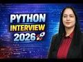 Python Interview Questions Answers 2026 Crack Python Interviews