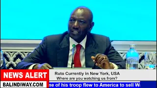 Listen to Pres Ruto Powerful remarks today in New York as he addresses Africa presidents!