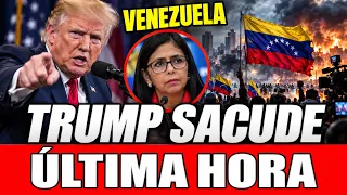 TRUMP LANZA UN DURO COMUNICADO SOBRE DELCY RODRÍGUEZ Y SACUDE LA CRISIS POLÍTICA EN VENEZUELA