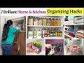 7 BRILLIANT Home And Kitchen Organization Ideas Space Saving Ideas Smart Organizing Hacks