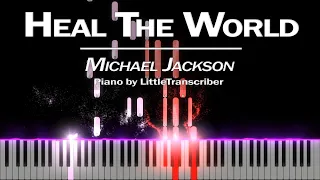 Download Michael Jackson - Heal The World (Piano Cover) Tutorial by LittleTranscriber MP3