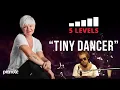 5 Levels Of Tiny Dancer By Elton John Piano Tutorial