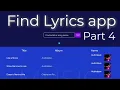 Html css javascript Find app Part 4