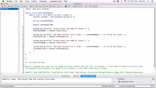 3 11 Part 1 Running the Race - Java