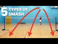 Learn The 5 Different Types Of Smash In Badminton