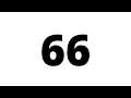 66 Second Countdown Timer White Screen With Sound Effect