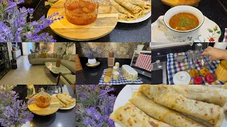 3أشياء في بيتي مستحيل نستغنى عليهم👌🏻لوبيا بمكون قنبلة فالبنة😋معجون التفاح مع معارك الله الله👍❤️ 