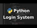 Coding a python login program