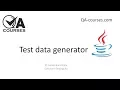 Generator testowych danych zapisywanie danych w plik JAVA DLA TESTEROW