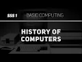 History of Computers Data Processing SSS 1