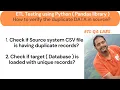 ETL Testing using Python - Pandas How to validate the duplicates at source and target system