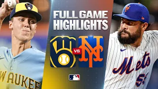 BREWERS vs METS Full Game Highlights August 27 2026 MLB Season