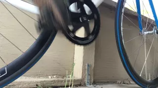 Miche Primato Crankset rubbing Cinelli Vigorelli Chainstay