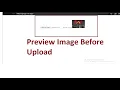 Preview image before upload with javascript most simple way