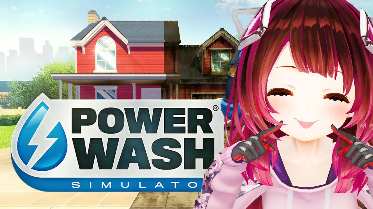 【PowerWash Simulator】汚部屋じゃないんで！物がちょっと多いだけなんで！きれいにできますよ！【ホロライブ/ ロボ子さん 】