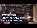 Download Lagu WORKSHOP: Rock made of concrete | Interior wall | DIY