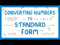 How to Convert Number into Standard Form Part exams