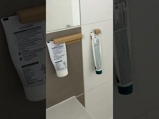 Tube Clip Holder | Toothpaste & Cream Organizer | Bathroom video thumbnail