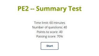 Python Essentials 2 Summary Test with explanation
