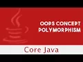 Core Java OOPs Concept Polymorphism Encapsulation Lecture 33