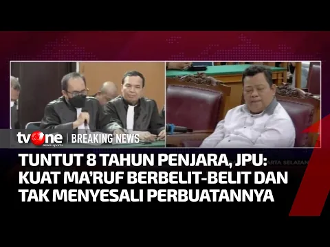 JPU Tuntut Kuat Ma'ruf 8 Tahun Penjara Dalam Kasus Pembunuhan Berencana Brigadir J