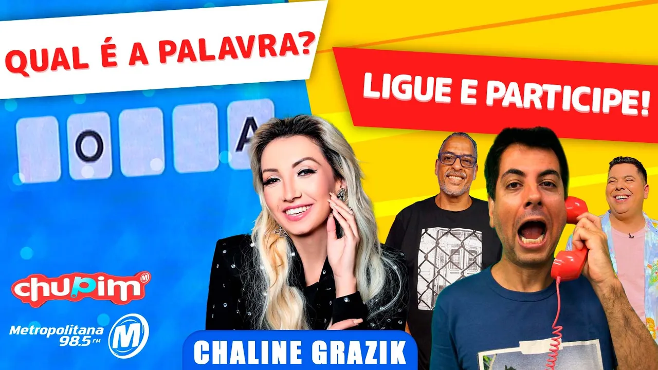 CHALINE GRAZIK - PALAVRA MISTERIOSA!!! - 01/08/2023