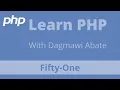 51 Learn PHP with Dagmawi-Abate Destroying a PHP Session Amharic