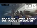 He s praying in a foreign language Southwest passenger describes diverted flight