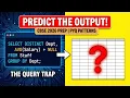 PYQs on SQL Output Finding Questions SINGLE Table Class 12th CS Quick Revision 2026