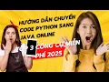 How to Convert Python Code to Java Online Top 3 FREE Tools 2025