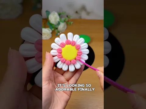 clay flower making  😱