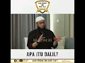 Download Lagu Apa Itu Dalil? - Ustadz Dr.Khalid Basalamah