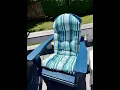 Why I love these weather resistant adirondack chair cushions