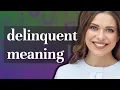 Delinquent meaning of Delinquent