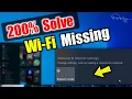 How to solve Wi-Fi Not showing Problem in Windows 10 200 Fixed