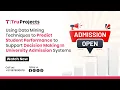 using data mining techniques to predict student performance to support decission making in universit