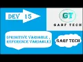 Dev 15 Primitive Variable Reference Variable