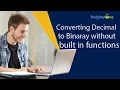 Java code for Converting Decimal Number to Binary Number