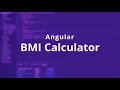 BMI Calculator tutorial in Angular Code link in description