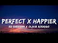 Download Lagu Perfect X Happier (Lyrics) | Ed Sheeran X Olivia Rodrigo |